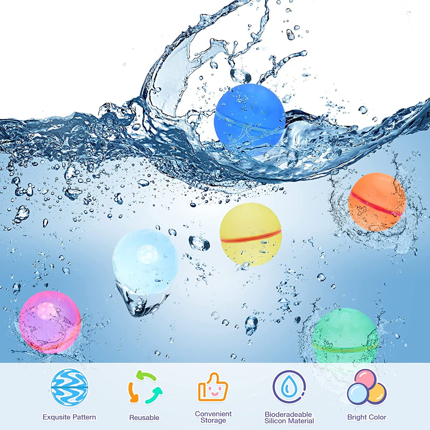 Reusable Water Balloons (12 pack)